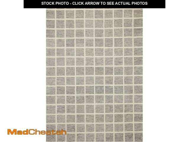 Lot 74-14068216 - Loloi Chris Loves Julia Polly Collection POL-05 Accent Rug 2'-3" x 3'-9" Slate/Ivory Rectangular 0.3...