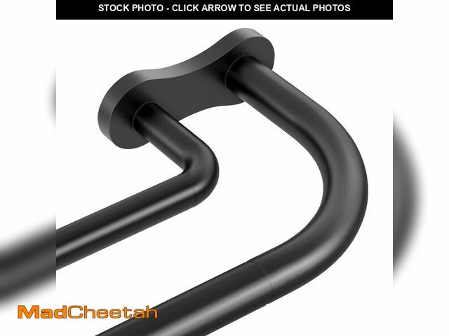 Lot 74-14208004 - Double Curtain Rod 34-60 Inch, Black Wrap Around Blackout Dual Curtain Rods for Windows, Adjustable ...