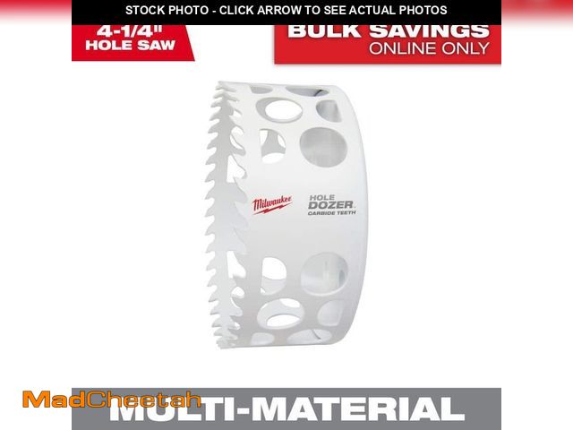 Lot 74-13692171 - Milwaukee 4-1/4 in. Hole Dozer Carbide Hole Saw - UNUSED