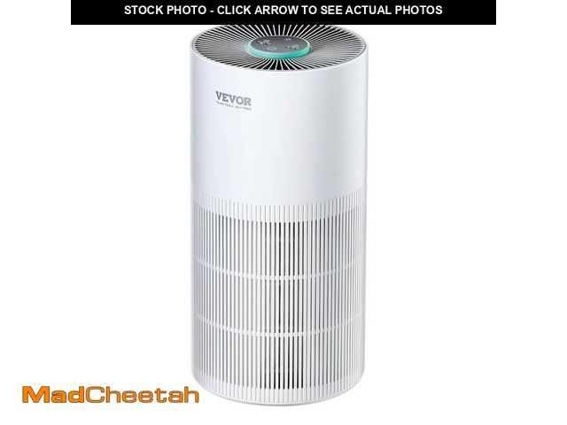 Lot 74-12558856 - VEVOR Air Purifier, H 11 HEPA Layer, 1100 sq. ft. /h Smart Air Purifier with Speed Control and Child...