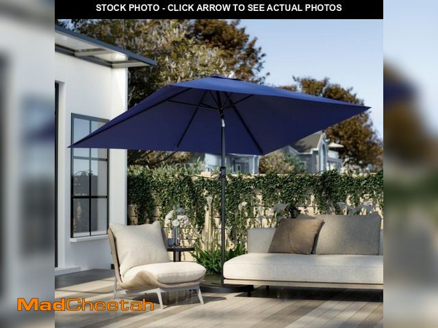 Lot 74-12156153 - Garpans 10ft Patio Umbrella Outdoor Table Market Umbrella with Push Button Tilt and Crank Handle,Sun...