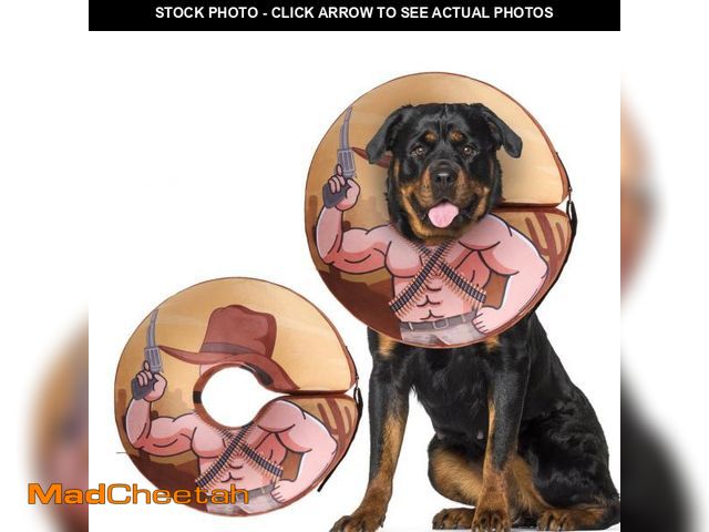 Lot 74-12215512 - EXPAWLORER X-Large Widen Soft Dog Cone Collar - Inflatable Dog Neck Donut Collar Alternative After S...