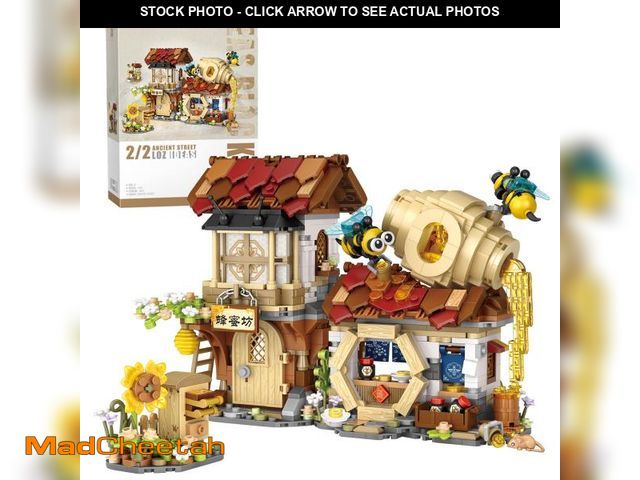 Lot 74-12305924 - EasyAgo Mini Bricks Honey Workshop Building Blocks, Simulation Architecture Toy for Girls and Boys A...