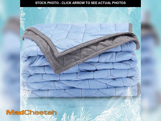Lot 74-11556685 - SLEEP ZONE Cooling Blanket for Hot Sleepers Twin Size (60x80 inches), Dual-Sided Cool Summer Blanket...