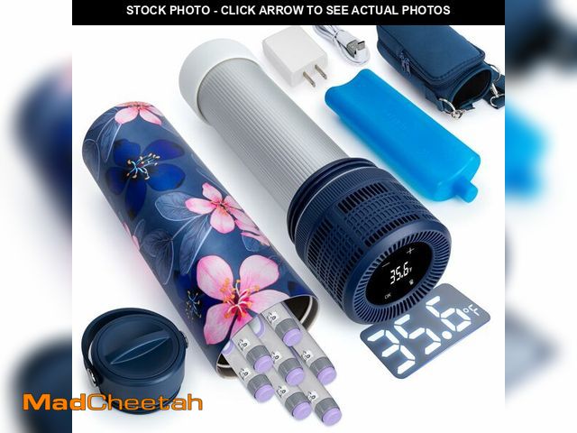 Lot 74-12980202 - YOUSHARES Electric Insulin Cooler Travel Case, 35-68ÃÂ°F Custom &amp; Display Temperature Medical C...
