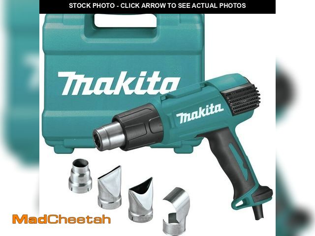 Lot 74-12682191 - Makita HG6530VK Variable Temperature Heat Gun Kit with LCD Digital Display - UNUSED
