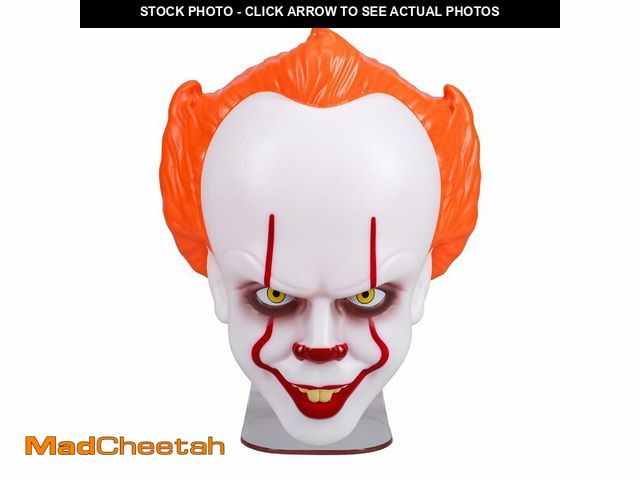 Lot 74-12976303 - Paladone Pennywise Mask Light - Officially Licensed IT Mood Light, Wall Mountable or Free Standing S...