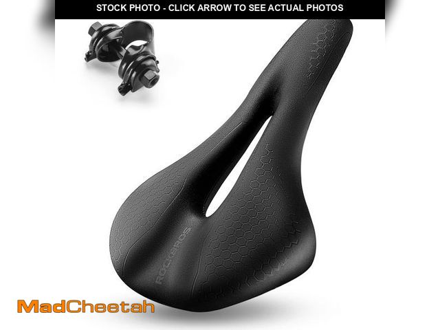 Lot 74-12120328 - ROCKBROS Bike Seat Memory Foam Bike Saddle Comfortable Waterproof for City MTB Racing Bikes - UNUSED