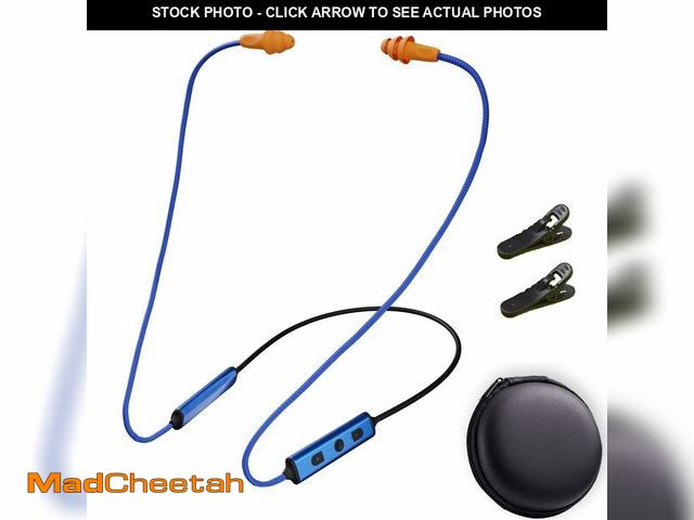 Lot 74-12699758 - Cuzabe Ear Plugs Bluetooth Headphones for Work, Neckband Wireless Earbuds, Noise Reduction in-Ear Ea...