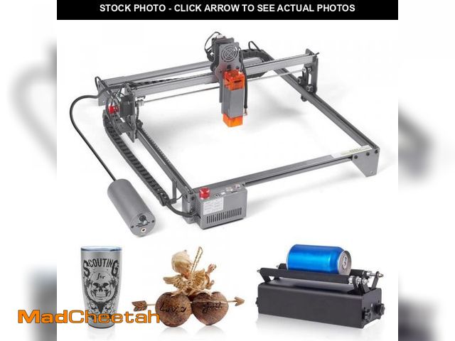 Lot 74-12518023 - SKYSHALO 10W Laser Engraver, 15.7 in. x 15.7 in. Area, 10000mm/min Speed, Compressed Spot, Rotary Ro...
