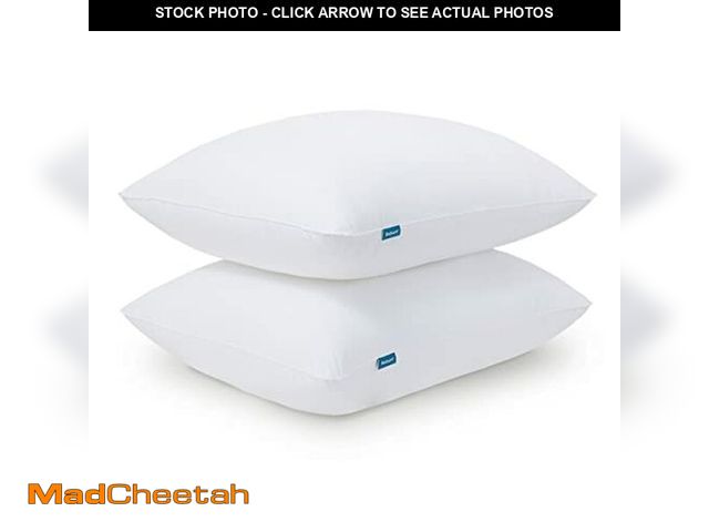 Lot 74-12709796 - Bedsure Pillows Queen Size Set of 2 - Soft Bed Pillows for Sleeping 2 Pack, Fluffy and Supportive, H...