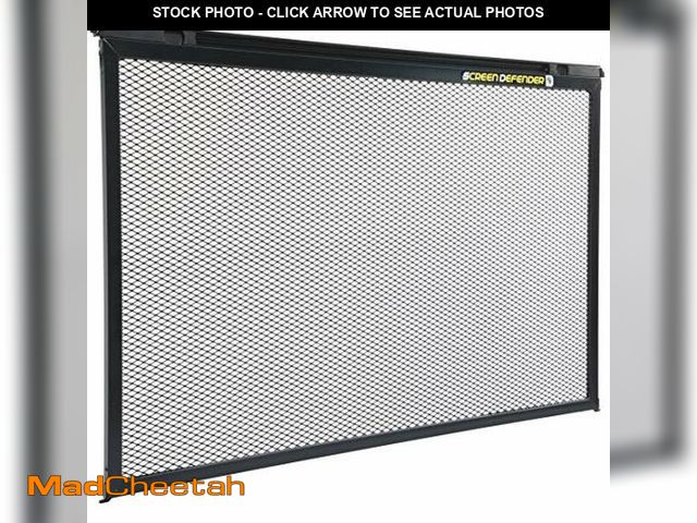 Lot 74-12664446 - Lippert Components 859791 Screen Defender RV Entry Door Aluminum Screen Protector, 24-inch Door (20....