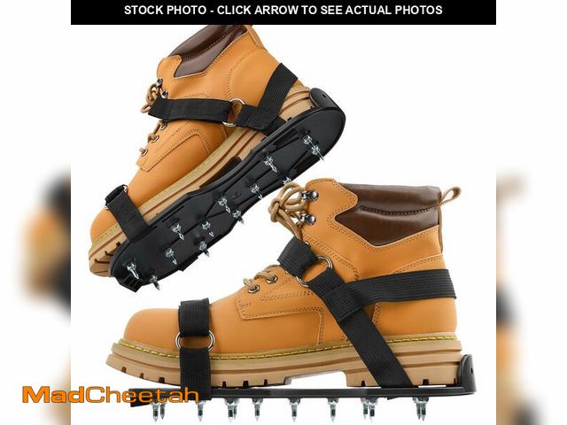 Lot 74-12706949 - US:E (Sturdy Version) Spike Shoes for Epoxy Flooring Coating (99% Pre-installed) 13 1-Inch Spikes &a...