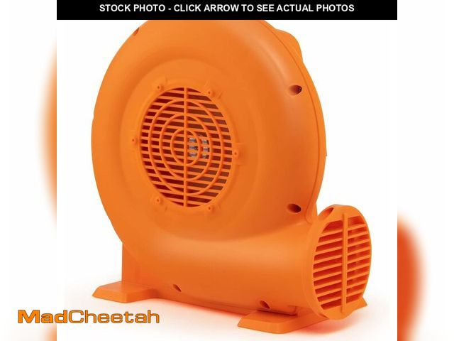 Lot 74-12778715 - Costzon Air Blower, 0.7HP Blower for Bounce House with 25FT SJTW Wire &amp; Stakes, GFCI Plug, ETL, ...