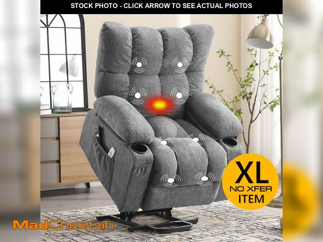 Lot 74-14350433 - JONPONY Power Lift Recliner Chair for Elderly with Heat and Vibration Massage Recliner Chair with US...