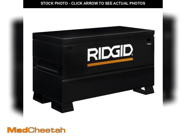 Lot 74-14291015 - (DENTED) RIDGID 48 in. W x 24 in. D x 28.5 in. H Universal Storage Chest - USED