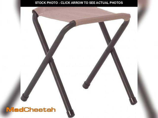 Lot 74-12365845 - Coleman Rambler II Folding Stool Compact Portable Stool Supports up to 225lbs Outdoor Seating - UNUS...