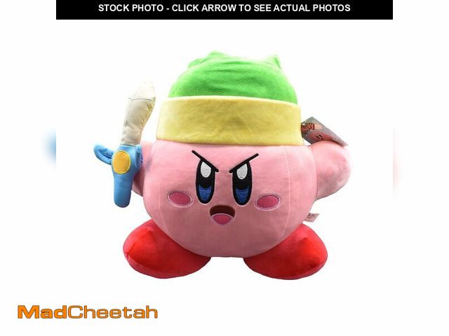 Lot 74-14335846 - Just Toys Ã¢â¬â Kirby Sword Fighter 12" Mega Plush Stuffed Toy (Link) - UNUSED