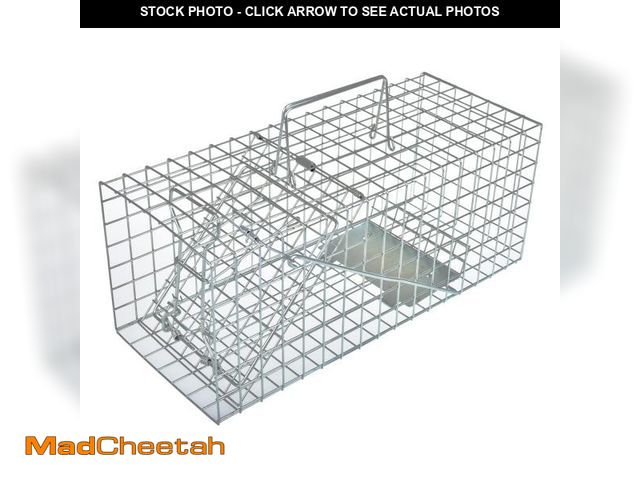 Lot 74-12212985 - Anyhall Heavy Duty Humane Live Animal Cage Trap for Squirrels, Weasels and Similar-Size Rodents - 17...