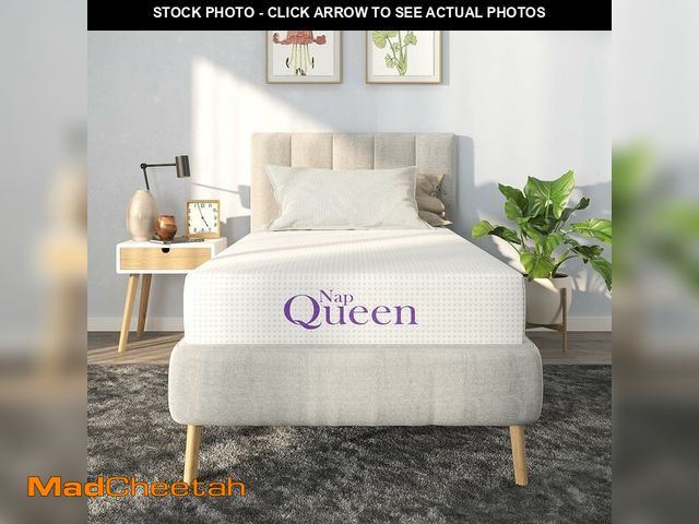 Lot 74-12633241 - NapQueen Twin-XL Mattress, 12 Inch Charcoal Memory Foam, CertiPUR-US Certified, Bed in a Box - UNUSE...