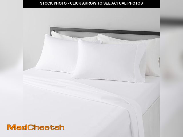 Lot 74-12709667 - Basics Luxury, Ultra Soft, Breathable Lightweight Microfiber 4 Piece Bed Sheet Set with 14-Inch Deep...