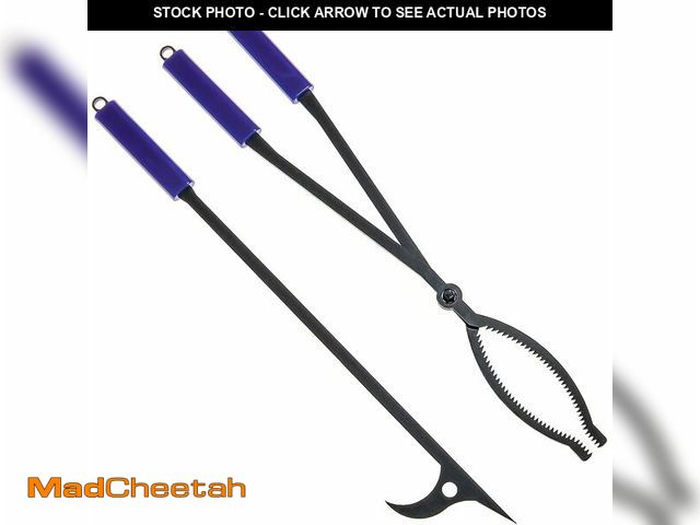 Lot 74-13835629 - CKLT 28" Firewood Tongs Log Grabber for Thick Logs Outdoor Indoor Camfire Firepit Bonfire Fireplace ...