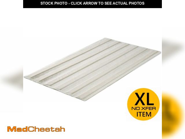 Lot 74-13074003 - Zinus Compack Vertical Wood Slats, Fabric Covered Bunkie Board, Box Spring Replacement, No Assembly ...