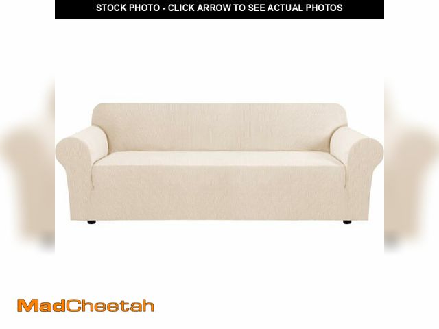Lot 74-13715386 - H.VERSAILTEX Stretch Oversized Couch Cover 1 Piece Sofa Slipcovers for Living Room Feature Thick Che...