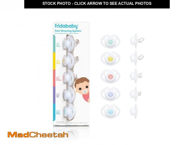 Lot 74-12114780 - Frida Baby Silicone Paci Weaning System, BPA Free, Latex Free - USED