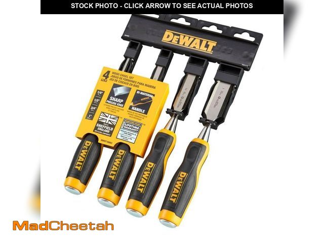 Lot 74-12894133 - DEWALT Wood Chisel Set (4-Piece) - USED