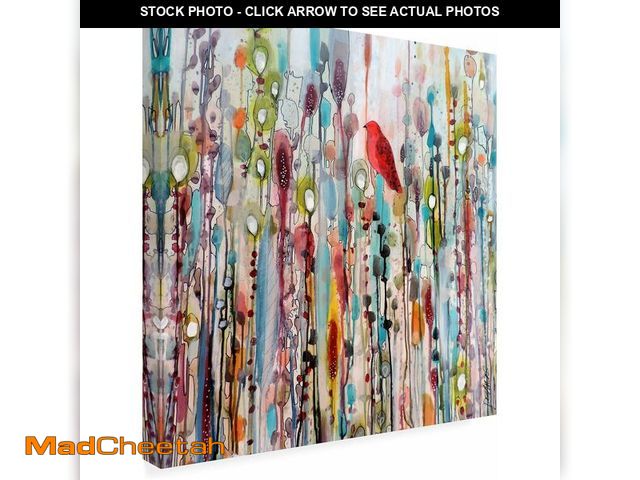 Lot 74-14067754 - Wrapped Canvas Wall Art - Sylvie Demers 'La Vie Comme Un Passage' Wall Art for Living Room, Bedroom,...