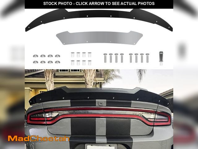 Lot 74-12153269 - *SEE DETAILS* Venom V2 Wickerbill Spoiler for Dodge Charger 2015-2023 SRT Hellcat ScatPack Add-on Re...