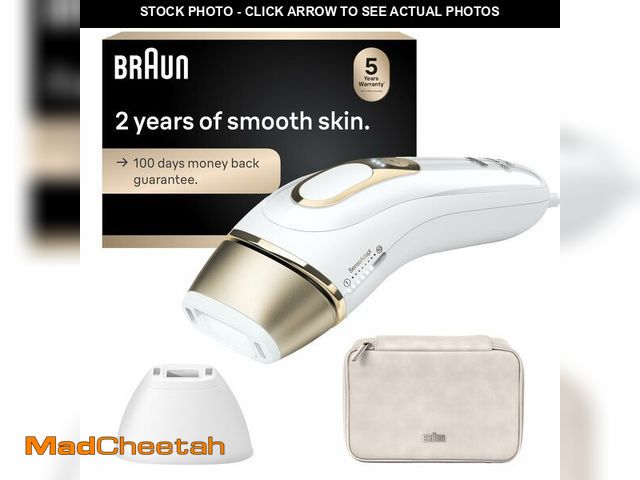 Lot 74-12958438 - Braun IPL at Home Laser Hair Removal for Women and Men, Silk Expert Pro 5 PL5137 with Venus Swirl Ra...
