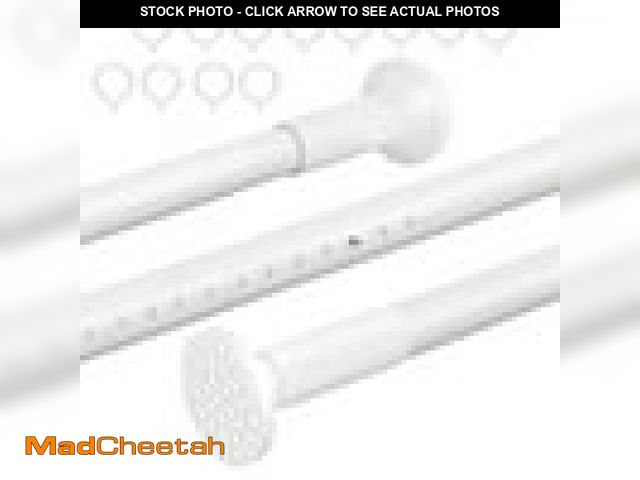 Lot 74-12479374 - Mxdfafa Room Divider Spring Tension Curtain Rod 51 To 86 Inches Adjustable Shower Curtain Rods No Dr...