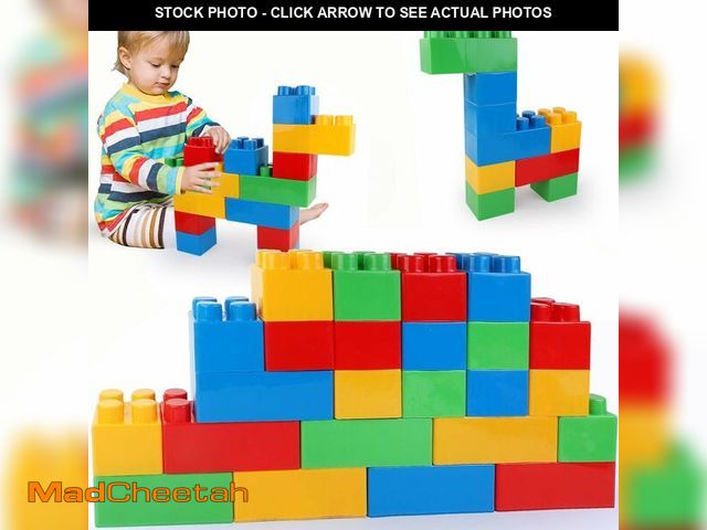 Lot 74-12974515 - Liberty Imports 24 PCS Giant Building Blocks Starter Set for Toddlers, Plastic Large Building Blocks...