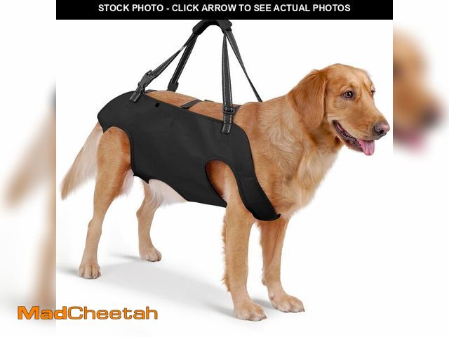 Lot 74-14269892 - Mayerzon Dog Full Body Lift Harness, Support Sling Backpack for Senior Disabled Dogs, Front Hind Leg...