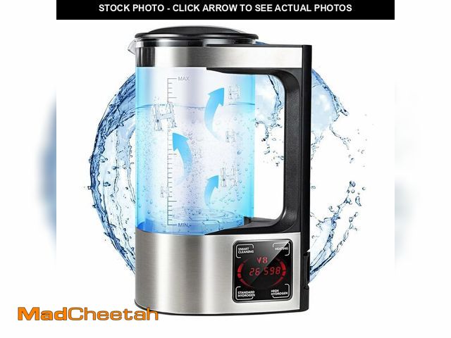 Lot 74-12973373 - Hydrogen Water Bottle 68oz, Hydrogen Water Bottle Generator with SPE and PEM Technology, Alkaline Hy...