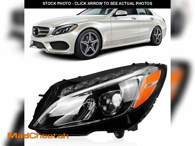 Lot 74-13584719 - LED Headlight Assembly Fit for 2015-2018 Mercedes Benz C-Class W205 C300 C180 C200 C250 C43 C63 C350...