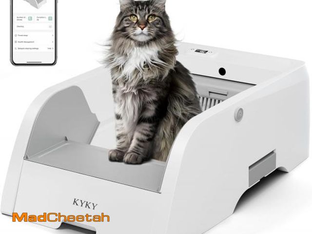 Lot 74-12283737 - S6 Self Cleaning Litter Box, Upgraded Automatic Cat Litter Box Self Cleaning That Can Use Clumping C...