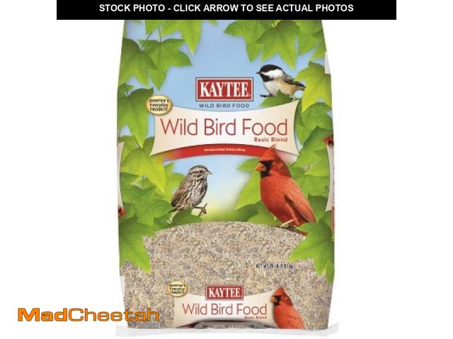 Lot 74-12148804 - Kaytee Wild Bird Basic Blend Bird Seed Food For A Variety Of Wild Birds, 20 Pound (Best before July ...