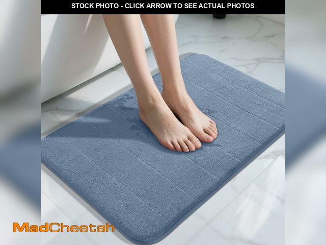 Lot 74-12609418 - Yimobra Memory Foam Bath Mat, Super Soft Absorbent Bathroom Rug Non Slip 31.5x20 Inch, Quick Dry, Ma...