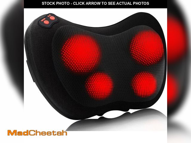 Lot 74-14383857 - Papillon Back Massager with Heat,Shiatsu Neck Massage Pillow for Neck,Shoulder,Foot&amp;Lower Back P...