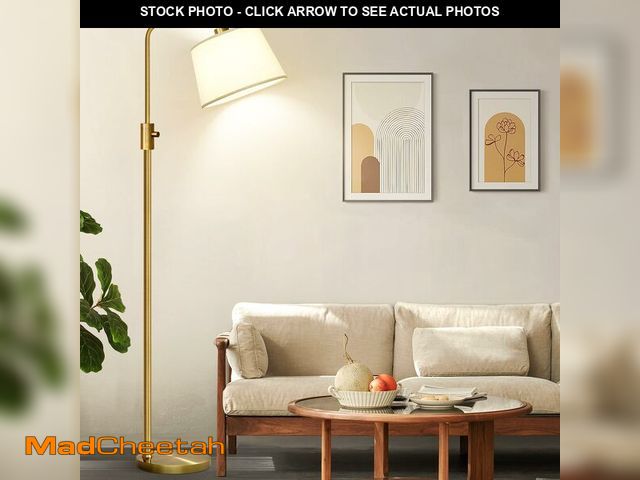 Lot 74-12975918 - Nintiue Dimmable Floor Lamp, 1000 LM LED Edison Bulb Included, Arc Floor Lamps for Living Room Moder...