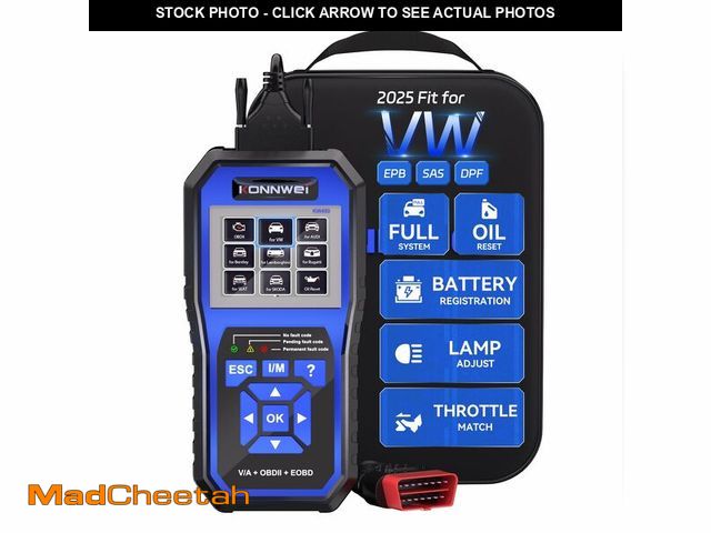 Lot 74-14477619 - KONNWEI KW450 OBD2 Scanner with Battery Reset for VW/Audi/Skoda/Seats - UNUSED