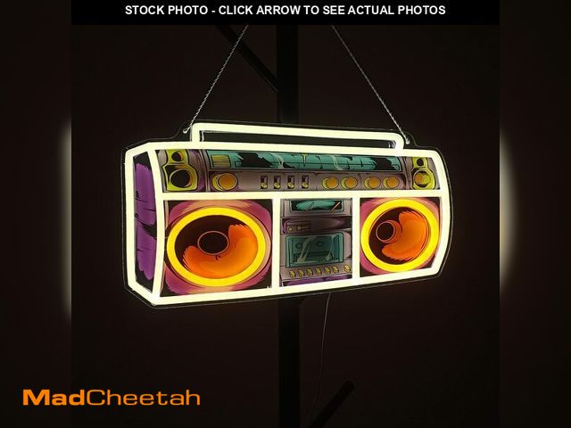 Lot 74-12708154 - 15x8.5 inch Cartoon Tape Recorder Neon Sign Art Wall Lights for Beer Bar Club Bedroom Hotel Pub Cafe...