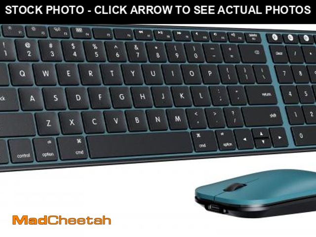 Lot 74-12220519 - seenda Bluetooth Keyboard and Mouse for Mac, SKM64-2 Multi-Device Rechargeable Slim Wireless Keyboar...