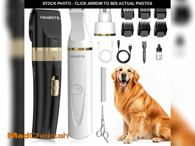 Lot 74-12436978 - HEAPETS Dog Hair Clippers for Grooming Kit and Dog Paw Trimmer Nail Grinder for Grooming, Low Noise ...