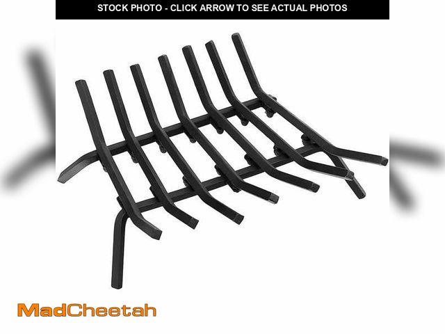 Lot 74-12772674 - Costway 18 in. Fireplace Log Grate Heavy-Duty Steel Firewood Burning Rack Holder - UNUSED