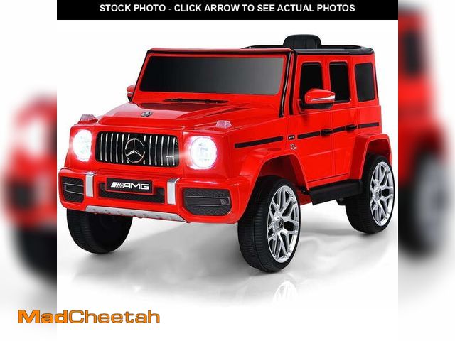 Lot 74-13101974 - OLAKIDS 12V Kids Ride On Car, Licensed Mercedes Benz G63 Electric Vehicle with Remote Control, Doubl...