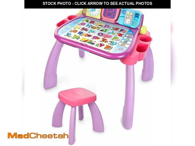 Lot 74-14349138 - VTech Touch and Learn Activity Desk (Frustration Free Packaging), Purple - UNUSED